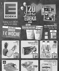 EDEKA Prospekt Angebote 8 – 13 Januar 2024 page 1 thumbnail