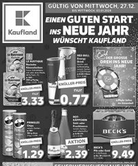 Kaufland Prospekt 27 Dez – 3 Jan 2024 page 1 thumbnail